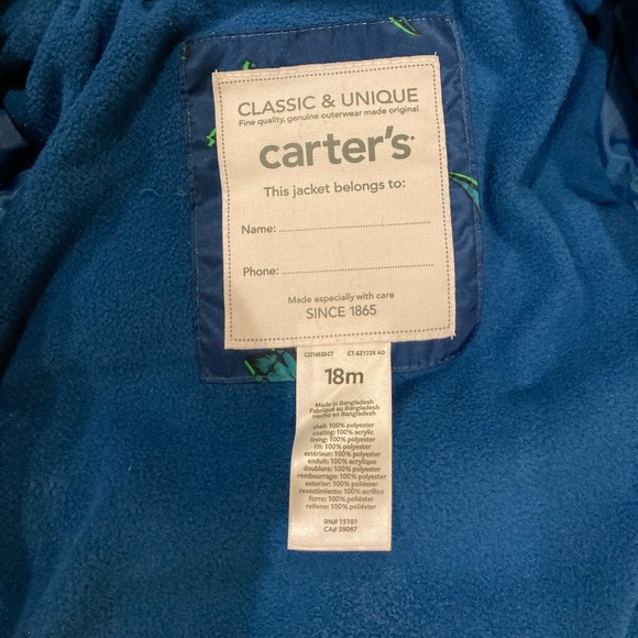 Carters snowsuit - Picture 2 of 8